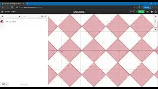 Desmos Checkerboard Pattern