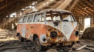 ASMR Car Restoration | Restoring A Severely Rusted Abandoned VW Van