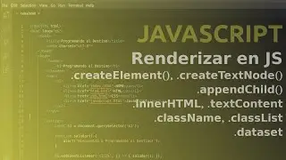 Curso Javascript - Render HTML desde JAVASCRIPT