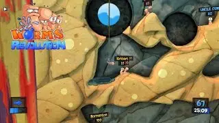 Worms Revolution Multiplayer (Funny Moments!!)