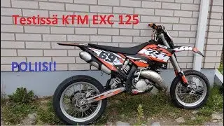 KTM EXC 125 (Poliisi ratsaa)