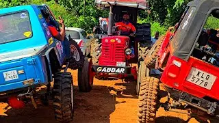 GABBAR WITH OFF-ROADING INDIA TRACTOR TOUR IN KERALA #tractor #trip india tractor tour