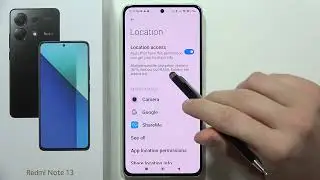 How to Turn ON/OFF Location on Redmi Note 13 - Enable Location Services