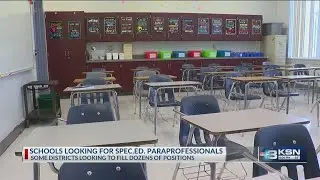Special education para-professionals shortage felt across the country