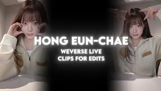 Hong Eun-Chae (LE SSERAFIM) Weverse Live (11 January, 2026) Clips for Edits