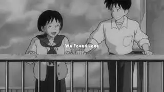 we found love | sped up/nightcore