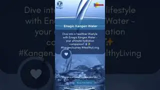 Dive into a healthier lifestyle with Enagic Kangen Water &ndash; your ultimate hydration companion! 💧✨