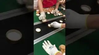 Cap wad glue adding pressing machine