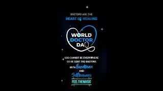 Happy world doctor day WhatsApp status