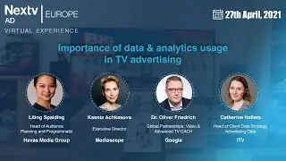 Nextv AD Europe 2021 - Importance of data & analytics usage in TV advertising