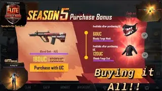 Buying New Season 5 Purchase Bonus & Royale Pass in PUBG Mobile! | New Update! Buying Everything!