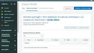 D&eacute;poser mon travail sur 