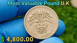 MOST Valuable Pound U.K! $ 4,800.00 Don't Spend This ULTRA RARE Error Coin Worth Money!
