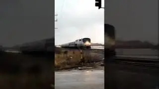 Amtrak Train Blasting Through Plano