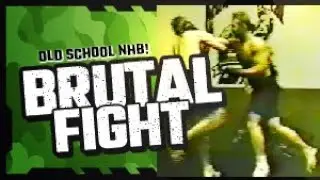 OLD SCHOOL NHB! BRUTAL FIGHT! Dave Barney VS Lance Trammel