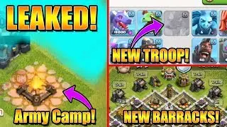 TH12 NEW TROOP, NEW ARMY CAMP, NEW BARRACKS LEAKED!! TOWN HALL 12 UPDATE LEAKS 2018