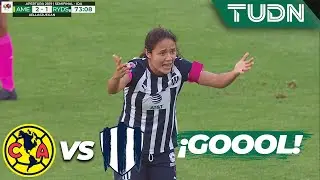 &iexcl;Las Rayadas se meten al partido! | Am&eacute;rica 2 - 1 Monterrey | Liga Mx femenil - Semifinal | TUDN