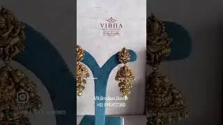Vibha Gold & Diamonds Guntur AP.             Classy trendy nakshi jhumkas
