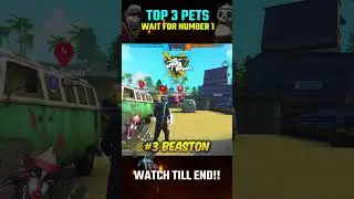 🐶3 Most Popular Pets in Garena Freefire🤯 #shorts #freefire | PRI GAMING