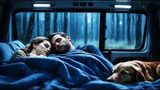 Fall Asleep Fast in3 Minutes with Pouring Rain on the Car and Powerful Thunderstorm All Night Long#1