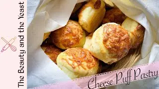 Hungarian Cheese Puff Pastry Recipe | pog&aacute;csa | The Beauty and the Yeast