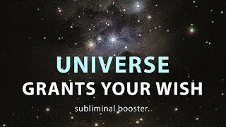 The Universe will grant your wish subliminal booster