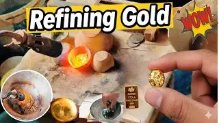 How Gold Is Refined | Complete Refining Method#PureGold