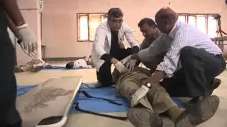Bomb explosion rescue mock drill: Vyas Global Prehospital Education Initiative