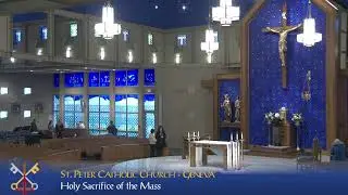 January 25, 2026 St. Peter Catholic Church Geneva - Mass