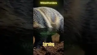 You Won't Believe How Fast This Badger Digs! 🦡#animalfacts #AmericanBadger #wildlife #shorts