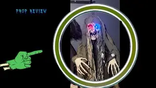 The range Halloween 2021 hanging haunted light up spooky witch review! 👻🦇