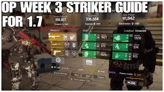 THE DIVISION 1.7 PTS OP STRIKER 6 PIECE GUIDE
