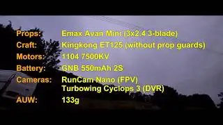 Emax Avan Mini punchout on 2S