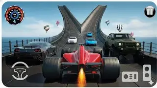 Formula Car Racing Madness!  Sky-High GT Stunts & Impossible Tracks