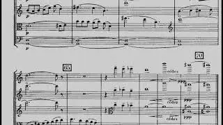 Darius Milhaud - String Quartet No. 7, Op. 87 (1925) [Score-Video]