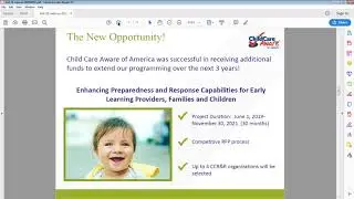 RFP Release Info  Session   Enhancing Preparedness and Response Capabilities