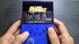 NASCAR Rumble on a Retro Handheld… THIS IS PURE CHAOS!