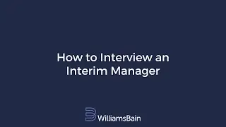 How to Interview an Interim Manager
