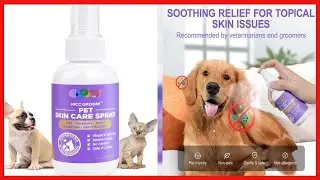 HICC GROOM! Pet Skin Care Spray | Itch Relief for Sensitive Skin | Care for Skin Issues, Hot Spots,