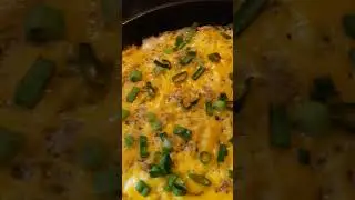 Cast Iron Hashbrown Casserole #camp #cooking #recipe