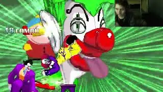 Clown Characters (The Joker, Pennywise, And Ronald McDonald) VS Eric Cartman In A Battle In MUGEN