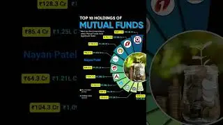 📊 Top 10 Mutual Fund Holdings in India #shorts #FinancialGrowth #IndiaInvestments #sip #investing