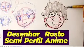 Como Desenhar Rosto Semi Perfil