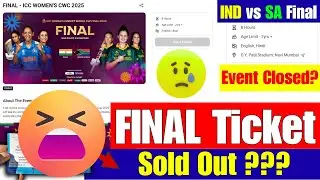 FINAL Ticket Event Closed?? All Tickets Sold Out?? Will Ticket Open or Not??