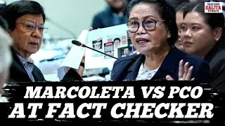 Sen Marcoleta ginisa ang fact checker na vera files at PCO sa Senado 