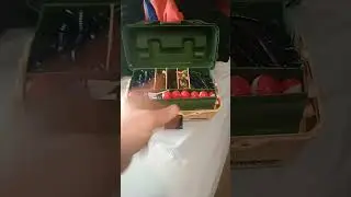 tackle box.  yes there's hooks and weights but they're in the back