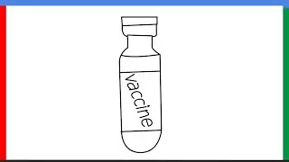 How to draw Vaccine step by step for beginners