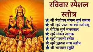 सूर्य देव स्तोत्र माला - रविवार को सुनें अपार ऊर्जा, रोग मुक्ति और कुंडली मजबूत