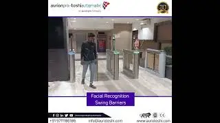 Facial Recognition Swing Barriers #automation #trending #industrial #manufacturer #technology
