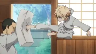 Mikey Flexing in his grandpa's dojo | Kid Mikey kick | Tokyo Revengers Season 3 Episode 5